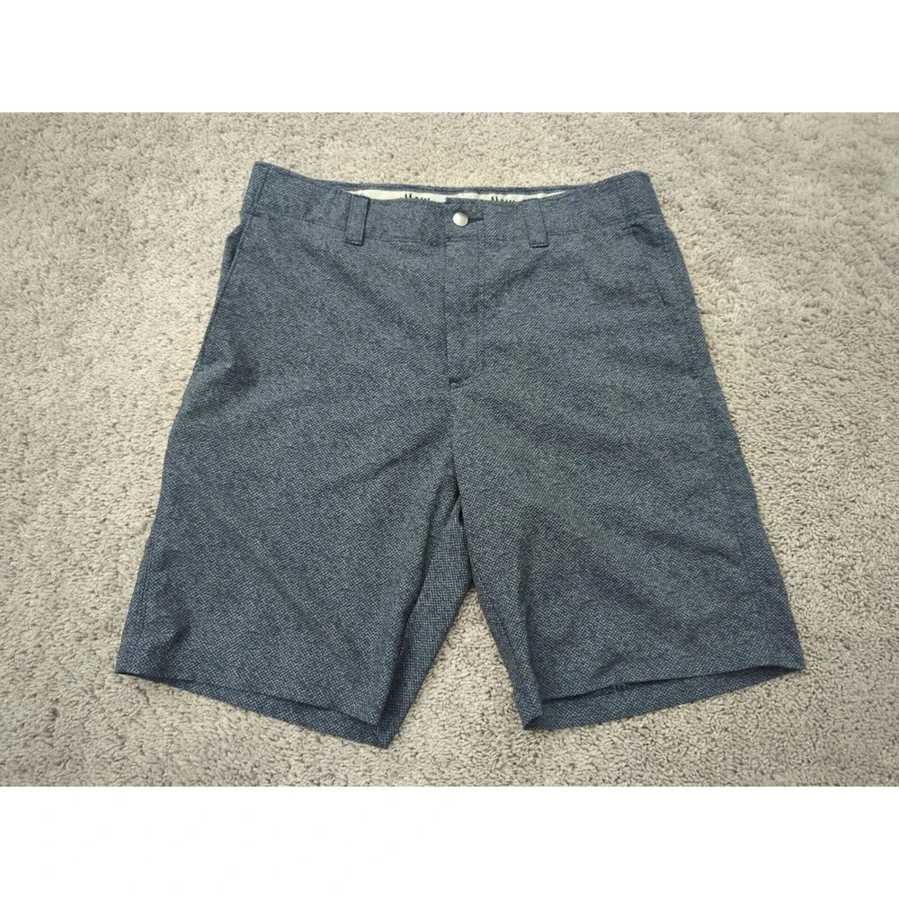 Callaway Chino Shorts‎ Mens 32 Blue Tech Heathered Ego Golf Casual